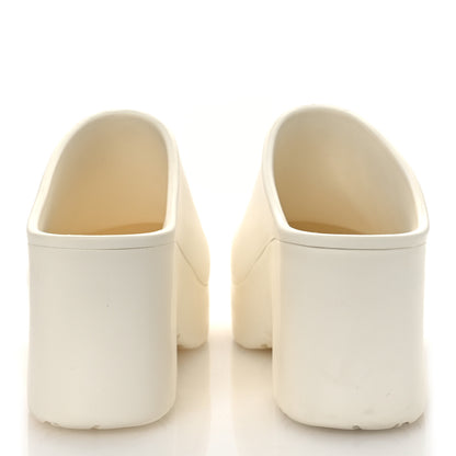 Loewe Foam Rubber Terra Clogs Sandals 39 White 6 of 11