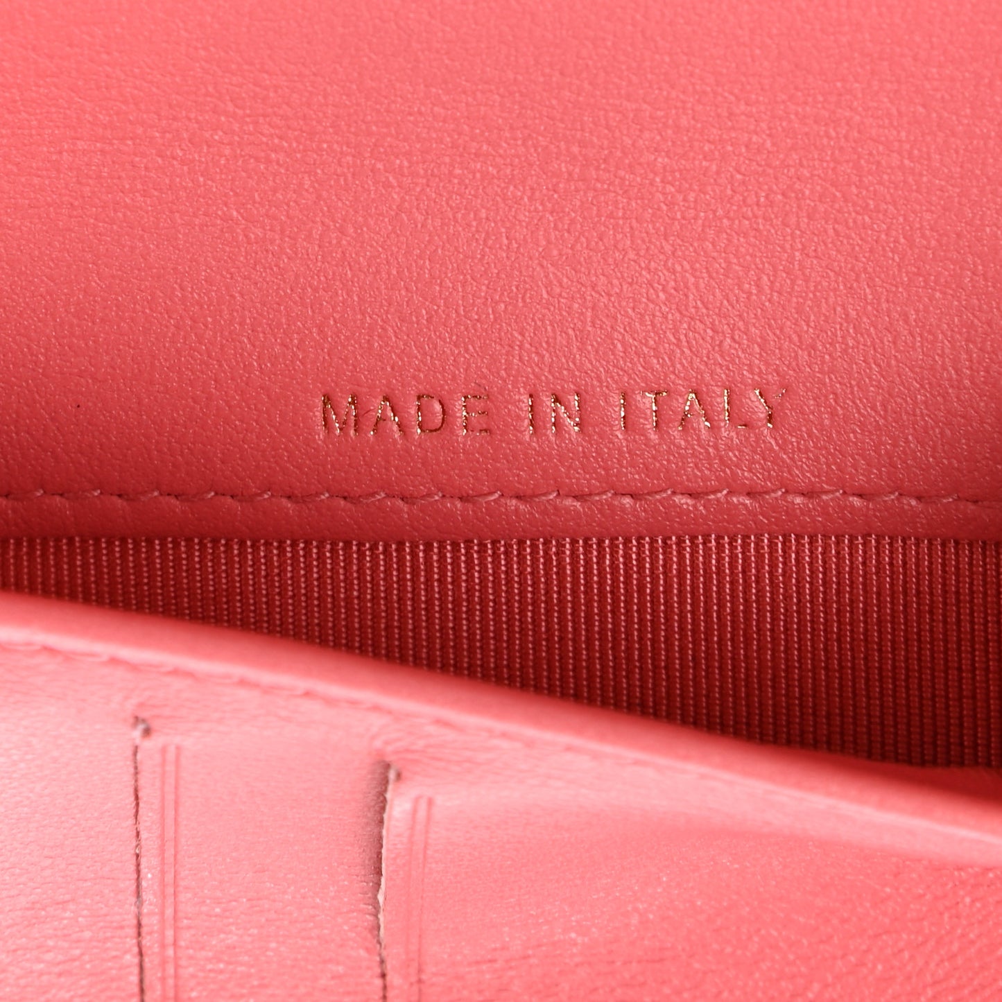 Caviar Quilted Medium Flap Wallet Dark Pink