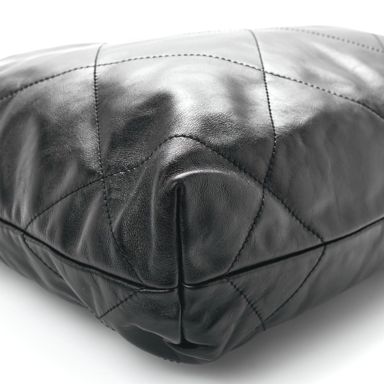 Chanel Shiny Calfskin Quilted Small Chanel 22 Black 11 of 13