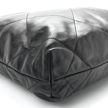 Chanel Shiny Calfskin Quilted Small Chanel 22 Black 11 of 13