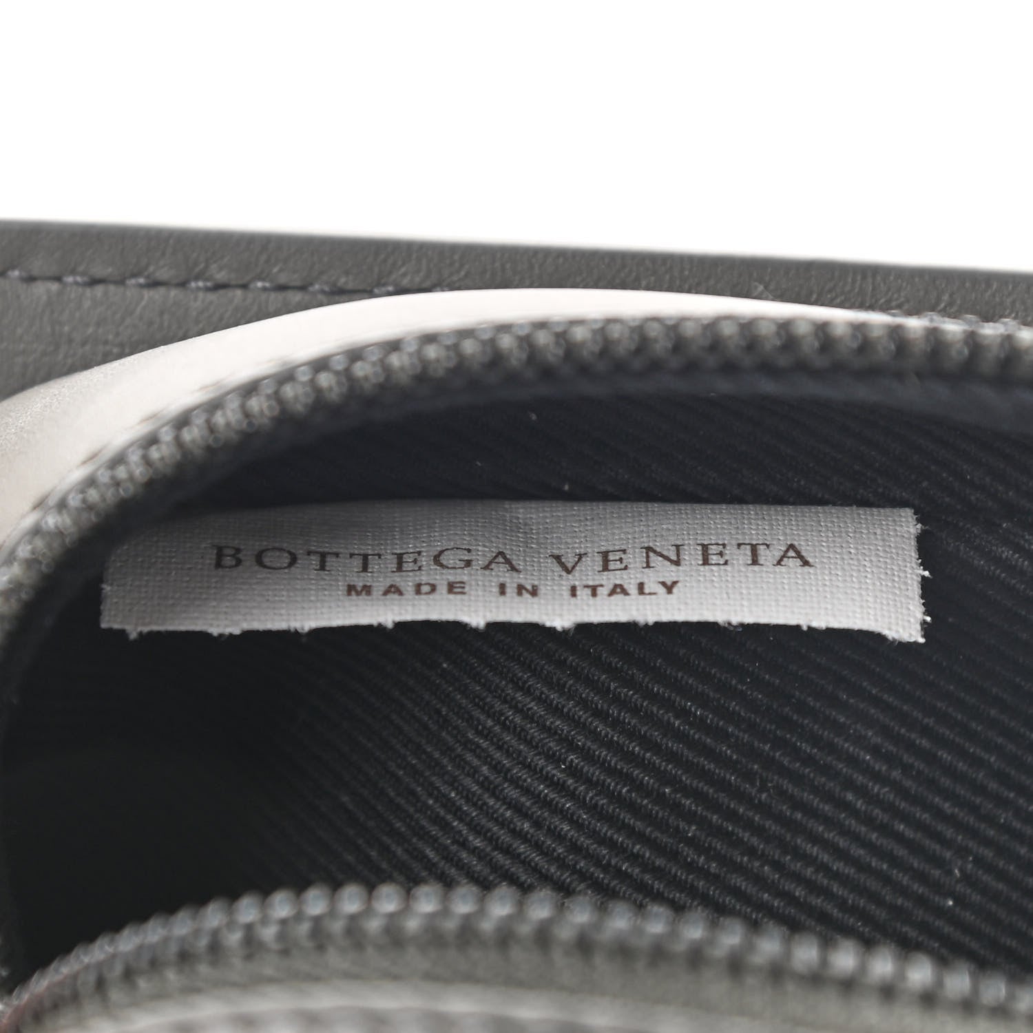 Bottega Veneta Nappa Maxi Intreccio Wristlet Pouch Graphite 6 of 7