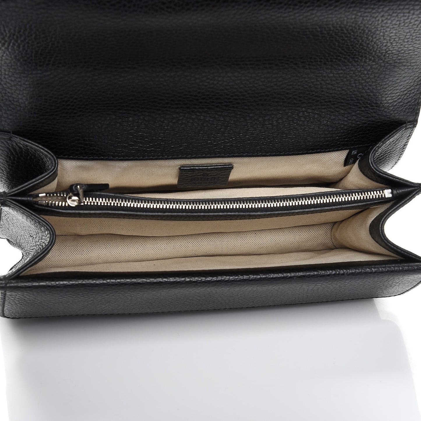 Pebbled Calfskin Small Dionysus Shoulder Bag Black