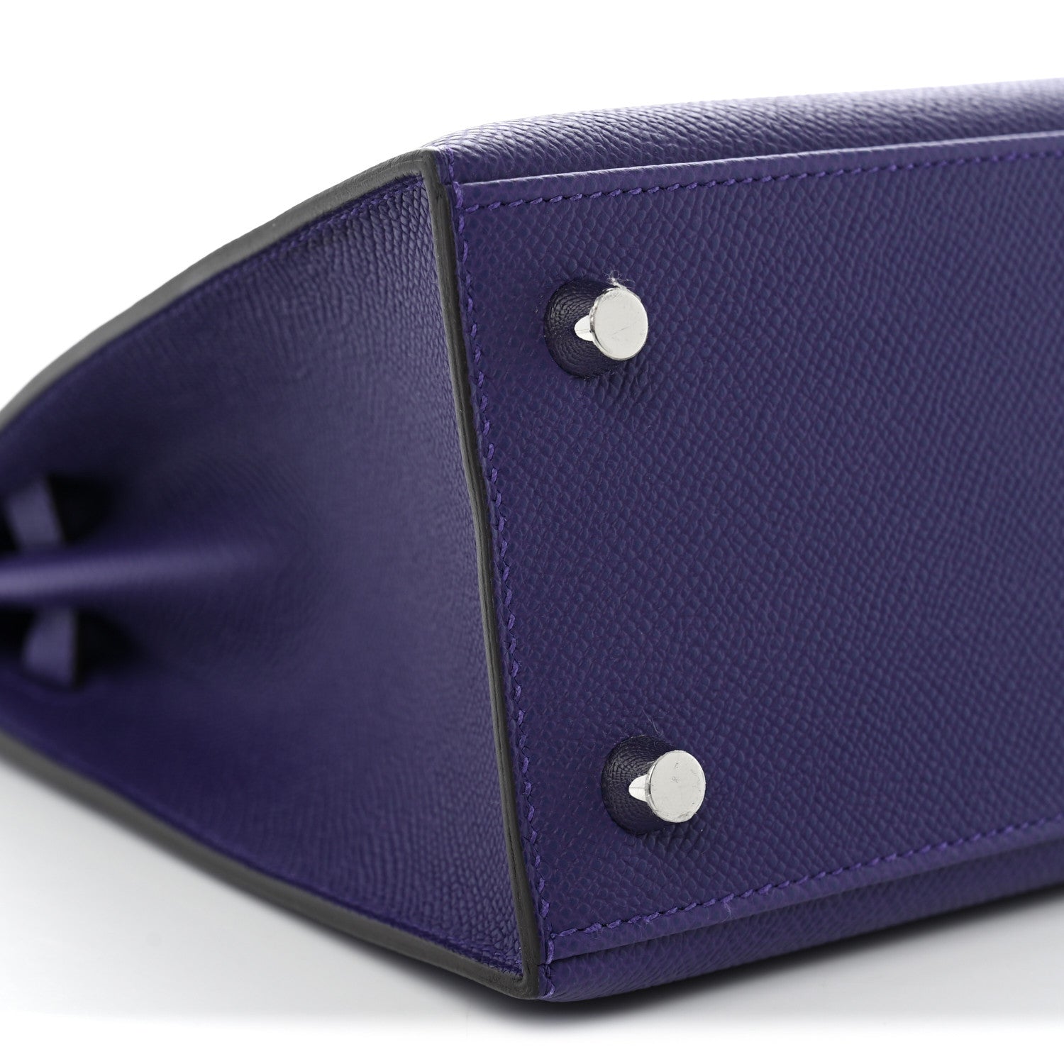 Hermes Epsom Kelly Sellier 25 Purple 7 of 9
