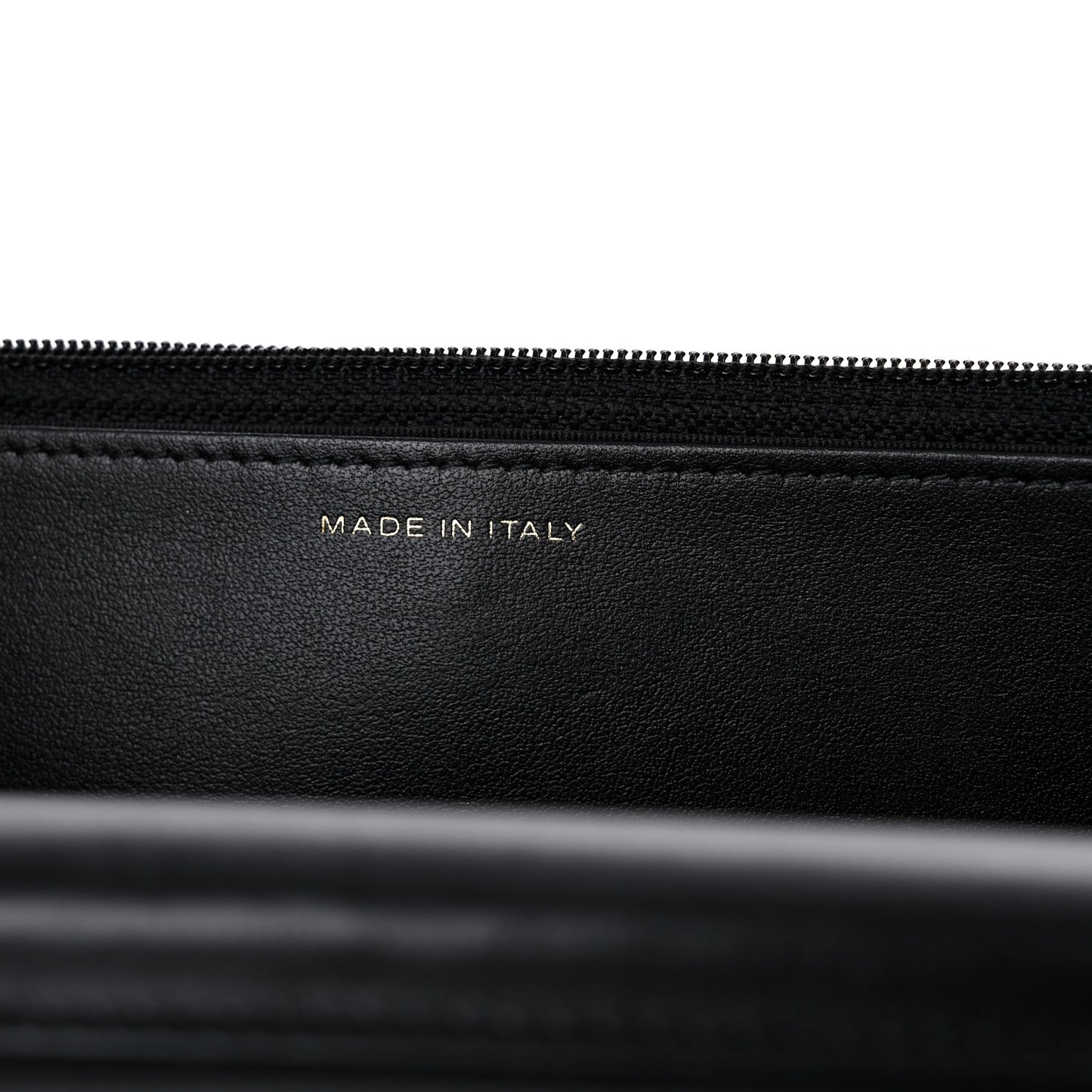 Caviar Quilted Boy Wallet On Chain WOC Black