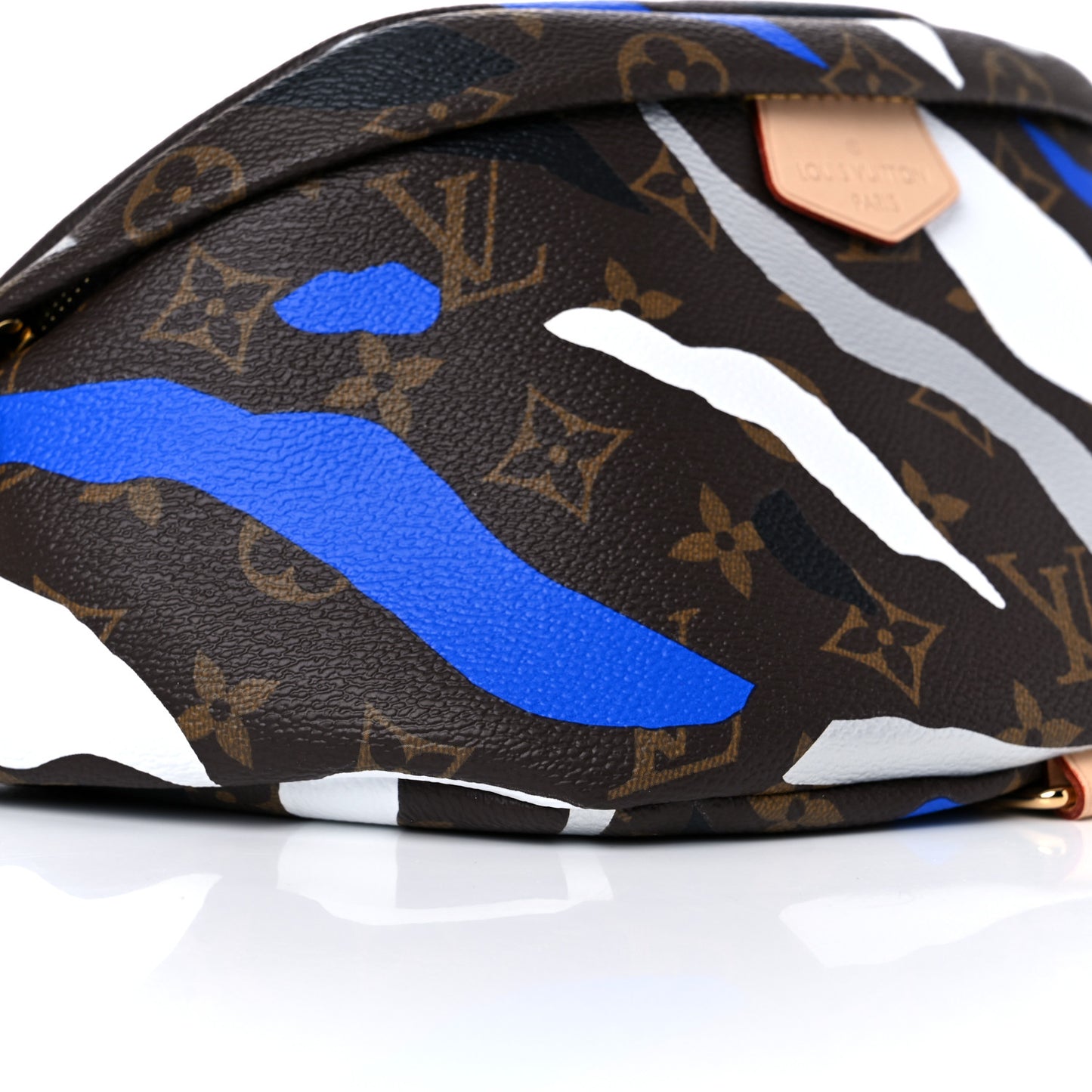 X LOL Monogram Bumbag Blue Silver