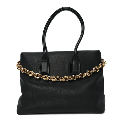 Bottega Veneta Grained Calfskin Saint Germain Tote Black 1 of 11