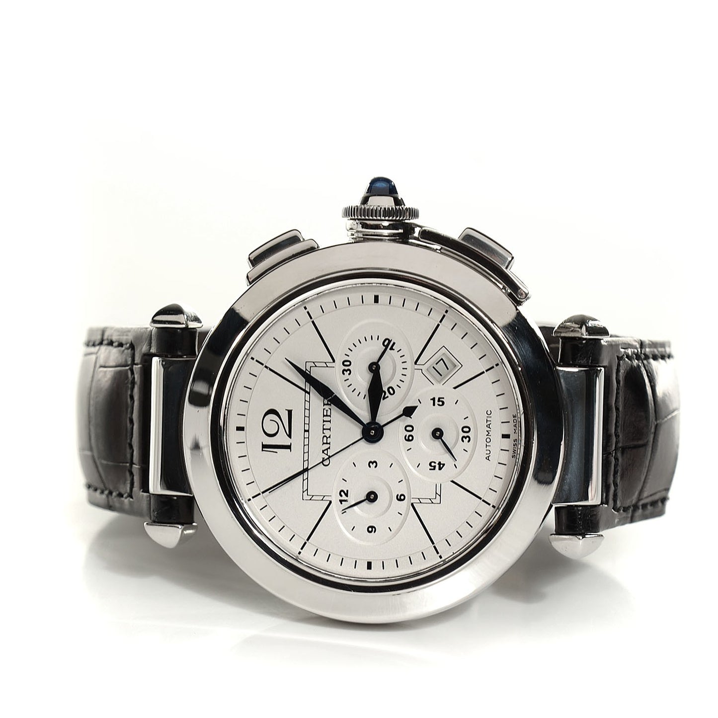 Stainless Steel 42mm Pasha C Chronograph Automatic Watch