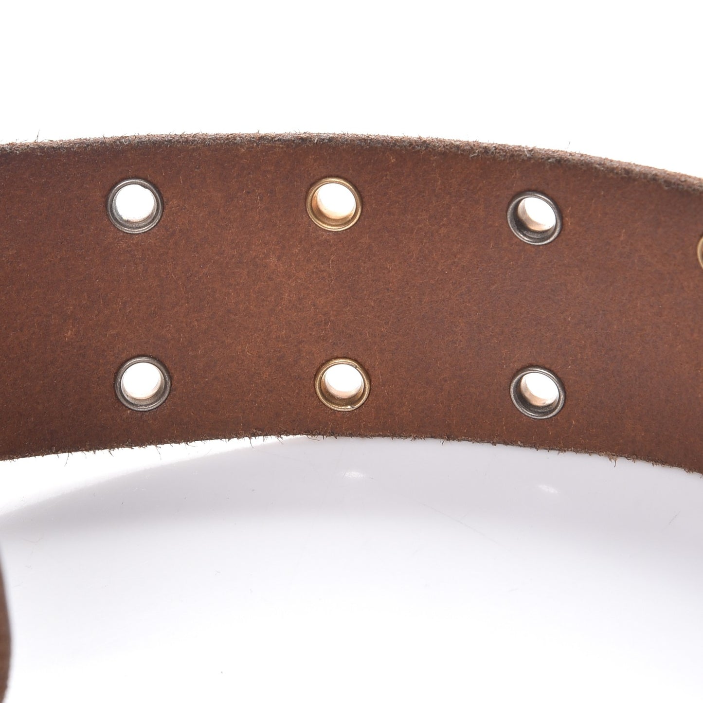 Faded Calfskin Grommet Double G 40mm Belt 65 26 Cuir