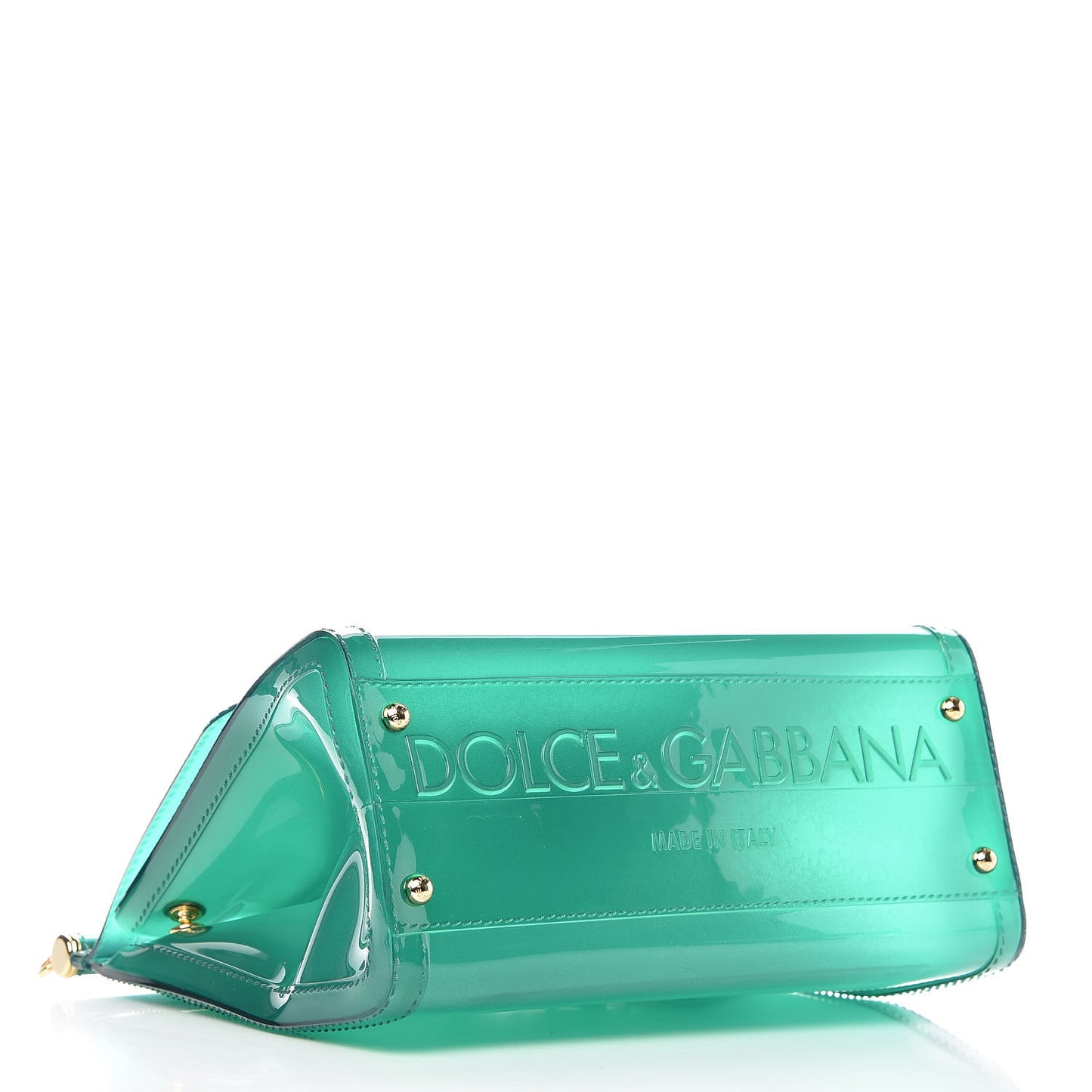 PVC Medium Miss Sicily Satchel Verde