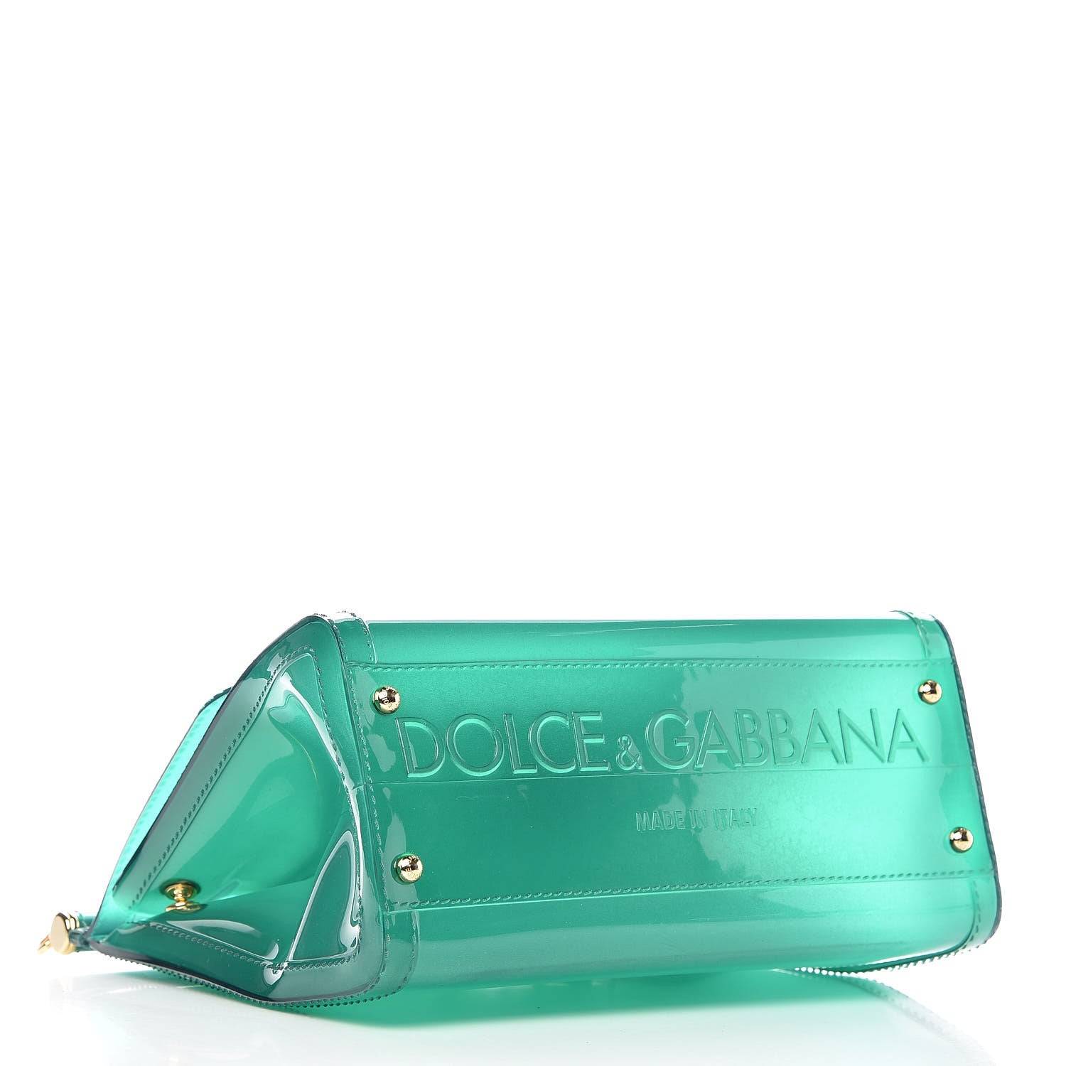Dolce & Gabbana PVC Medium Miss Sicily Satchel Verde 4 of 7