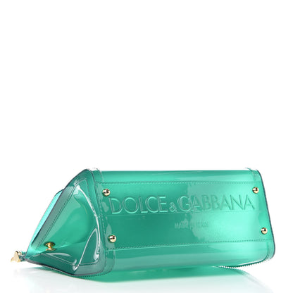 Dolce & Gabbana PVC Medium Miss Sicily Satchel Verde 4 of 7