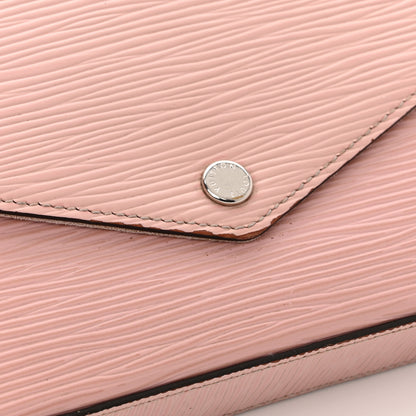 Louis Vuitton Epi Pochette Felicie Rose Ballerine 13 of 14