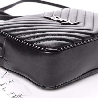 Saint Laurent Calfskin Matelasse Monogram Lou Camera Bag Black 7 of 11