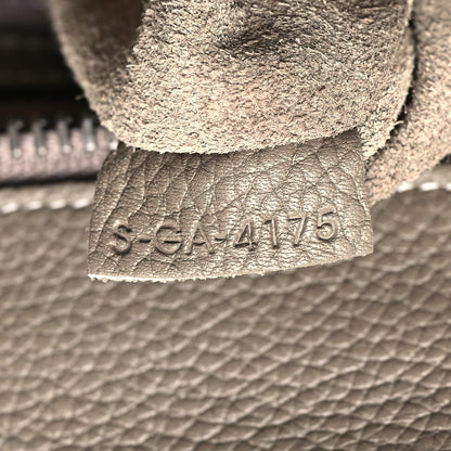 Celine Drummed Calfskin Mini Luggage Souris 7 of 16
