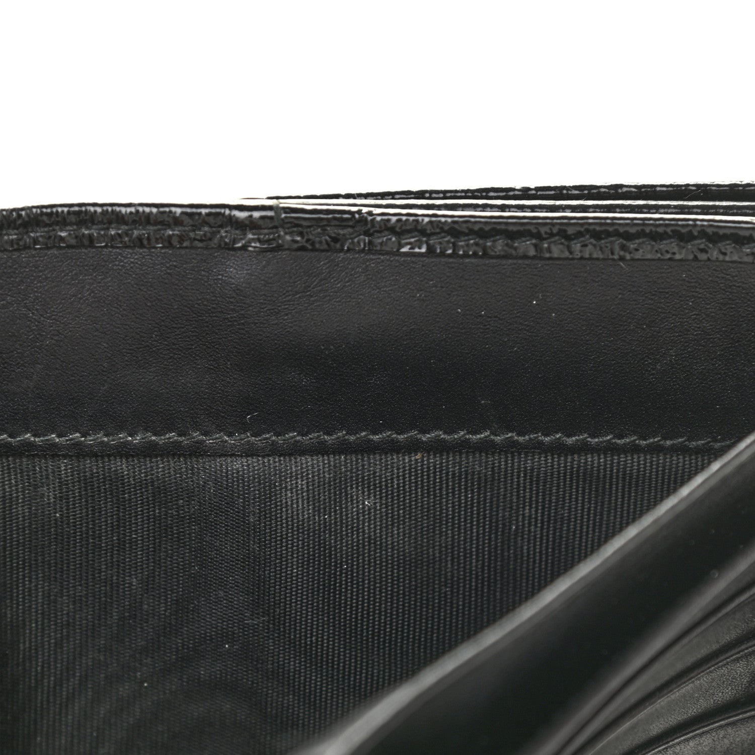 Saint Laurent Goatskin Belle de Jour French Wallet Black 17 of 18