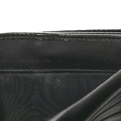 Saint Laurent Goatskin Belle de Jour French Wallet Black 17 of 18
