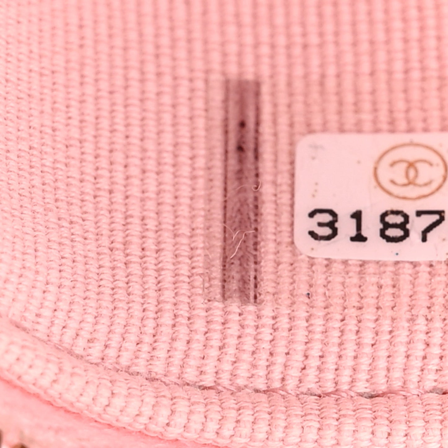 Caviar Quilted Mini Vanity Case With Chain Pink