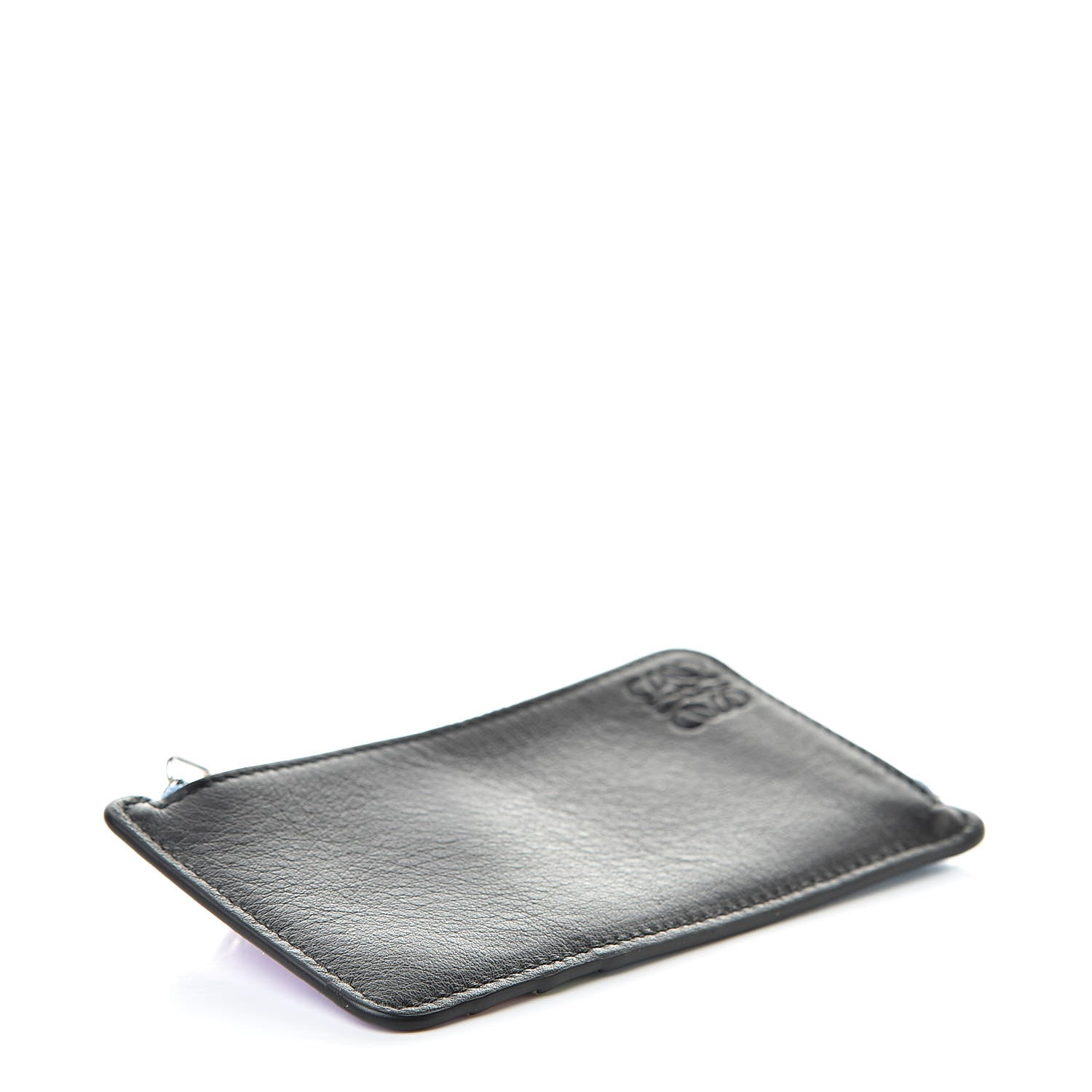 Loewe Soft Calfskin Rainbow Coin Cardholder Black Multicolor 4 of 8