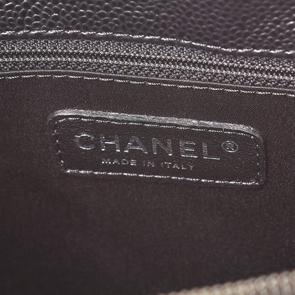 Chanel Caviar Quilted Grand Shopping Tote GST Black 8 of 9
