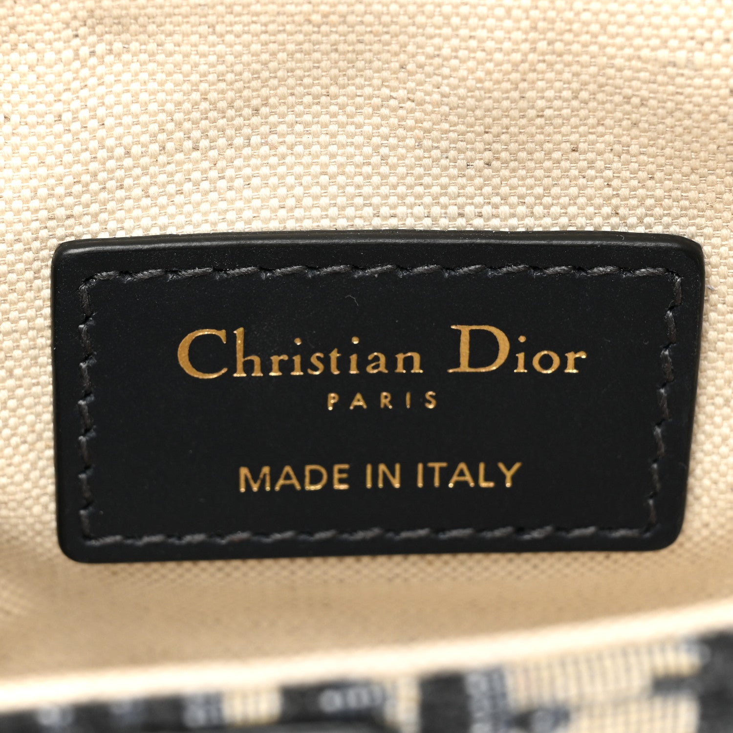 Christian Dior Oblique Mini Saddle Bag Blue 6 of 9