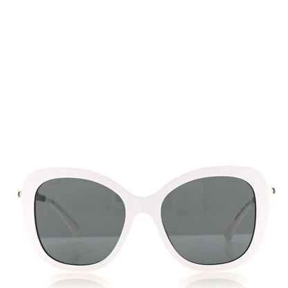 Chanel Acetate Butterfly Winter Pearl Sunglasses 5339-H White 2 of 8