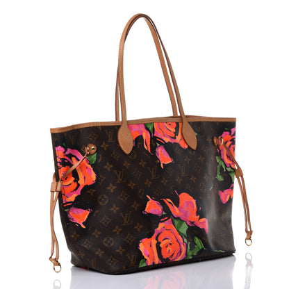 Louis Vuitton Monogram Roses Neverfull MM 2 of 4