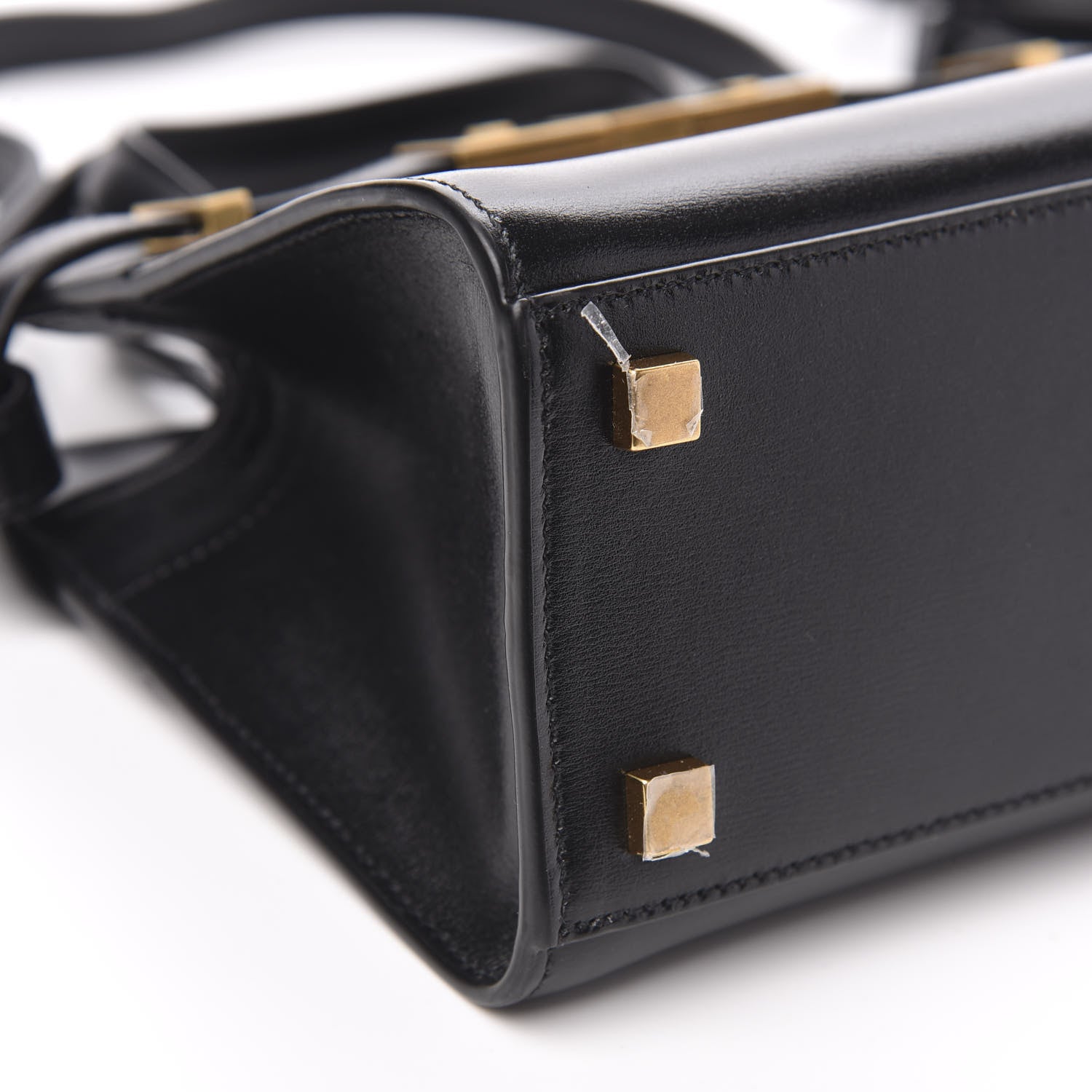Saint Laurent Smooth Calfskin Manhattan Nano Shopper Tote Black 8 of 10