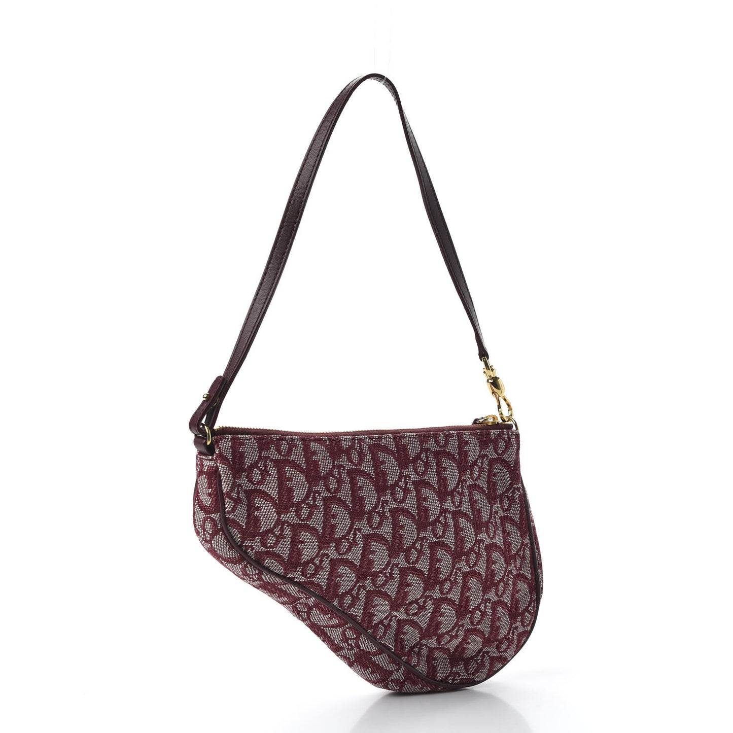 Monogram Mini Saddle Pochette Burgundy