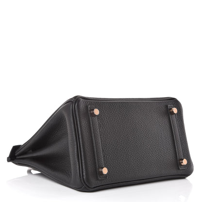 Hermes Togo Birkin 25 Black 5 of 37