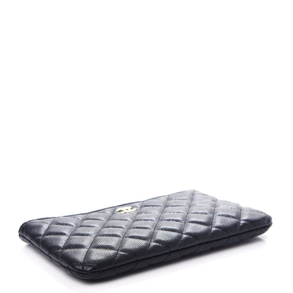 Chanel Caviar Quilted Cosmetic Case Black 4 of 8