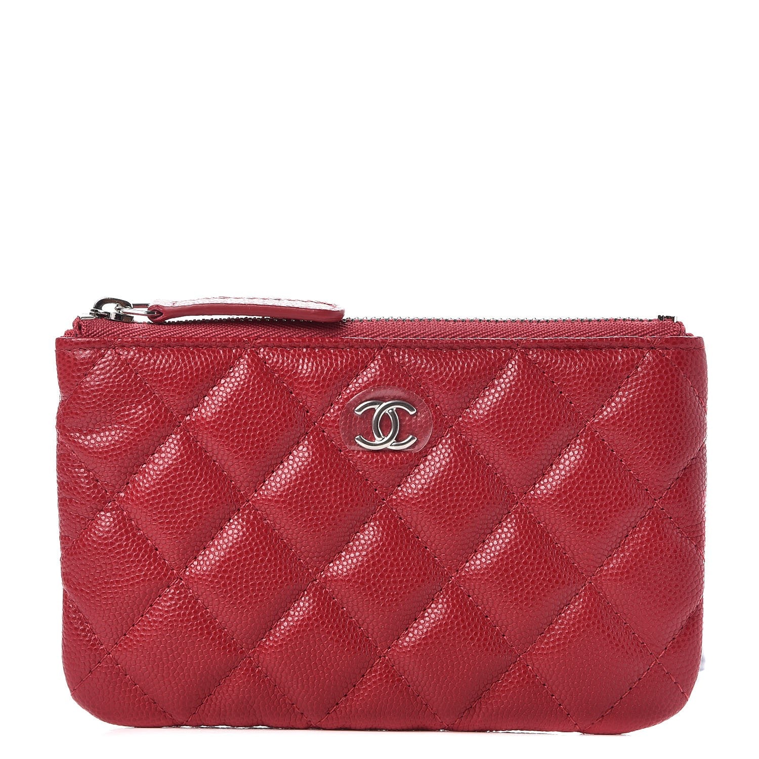 Chanel Caviar Quilted Small Cosmetic Case Pink 1 of 8