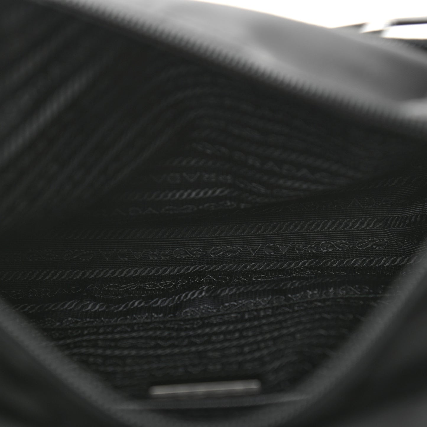 Nylon New Vela Studded Messenger Bag Black