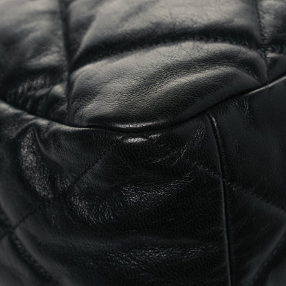 Chanel Goatskin Quilted Maxi Chanel 19 Flap Black 11 of 15