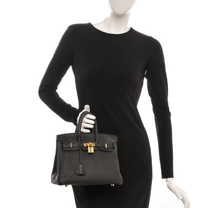 Hermes Togo Birkin 25 Black 2 of 27