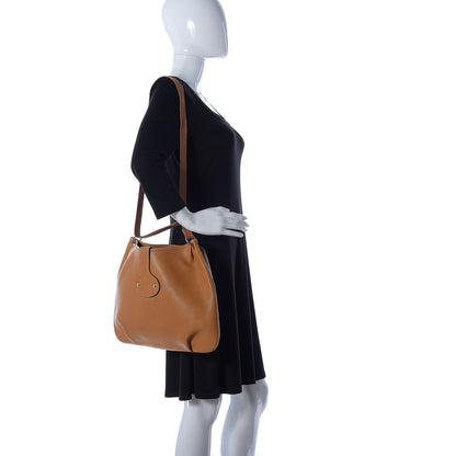Hermes Taurillon Clemence Mini Rodeo Shoulder Bag Moutarde 2 of 25