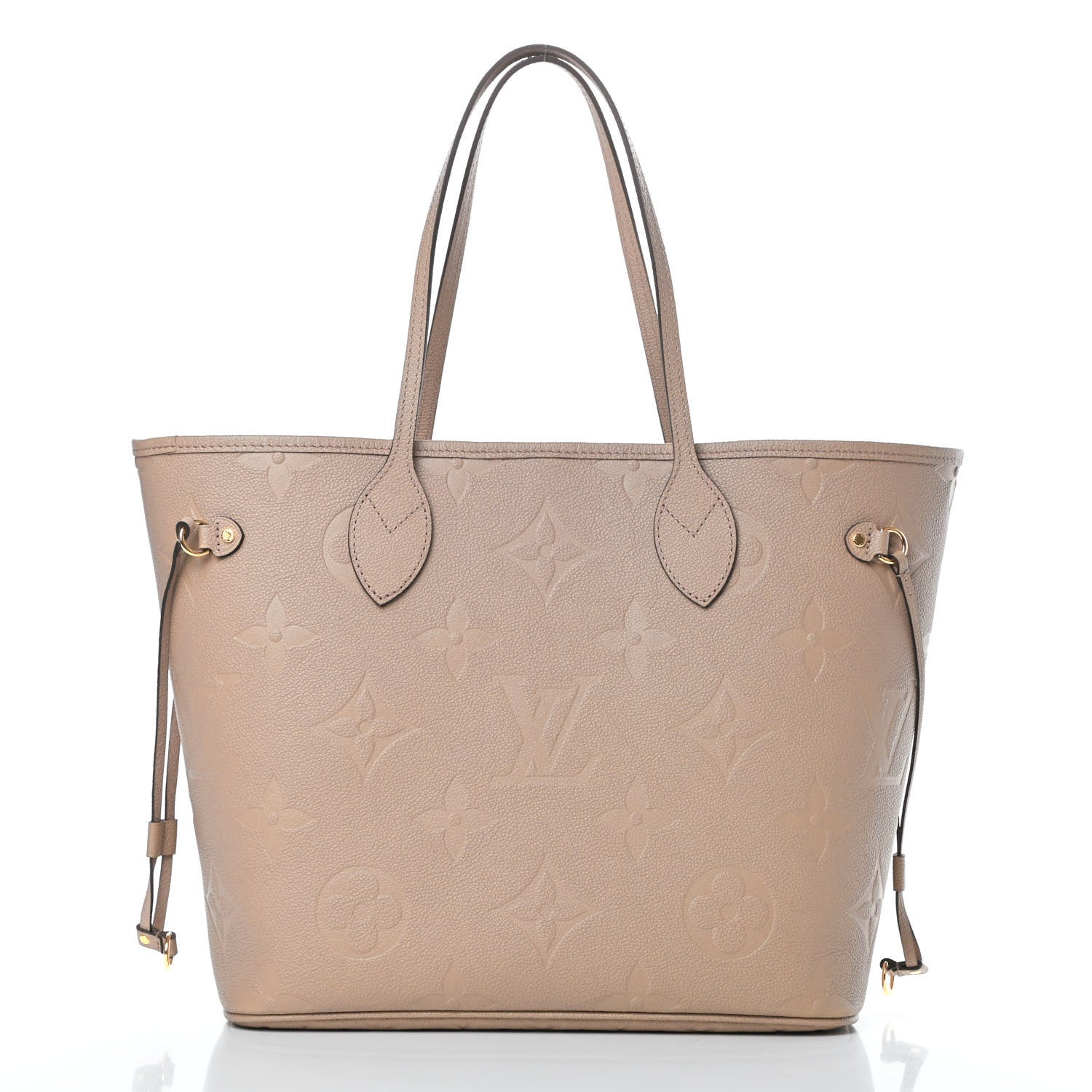 Louis Vuitton Empreinte Monogram Giant Neverfull MM Tourterelle 3 of 11