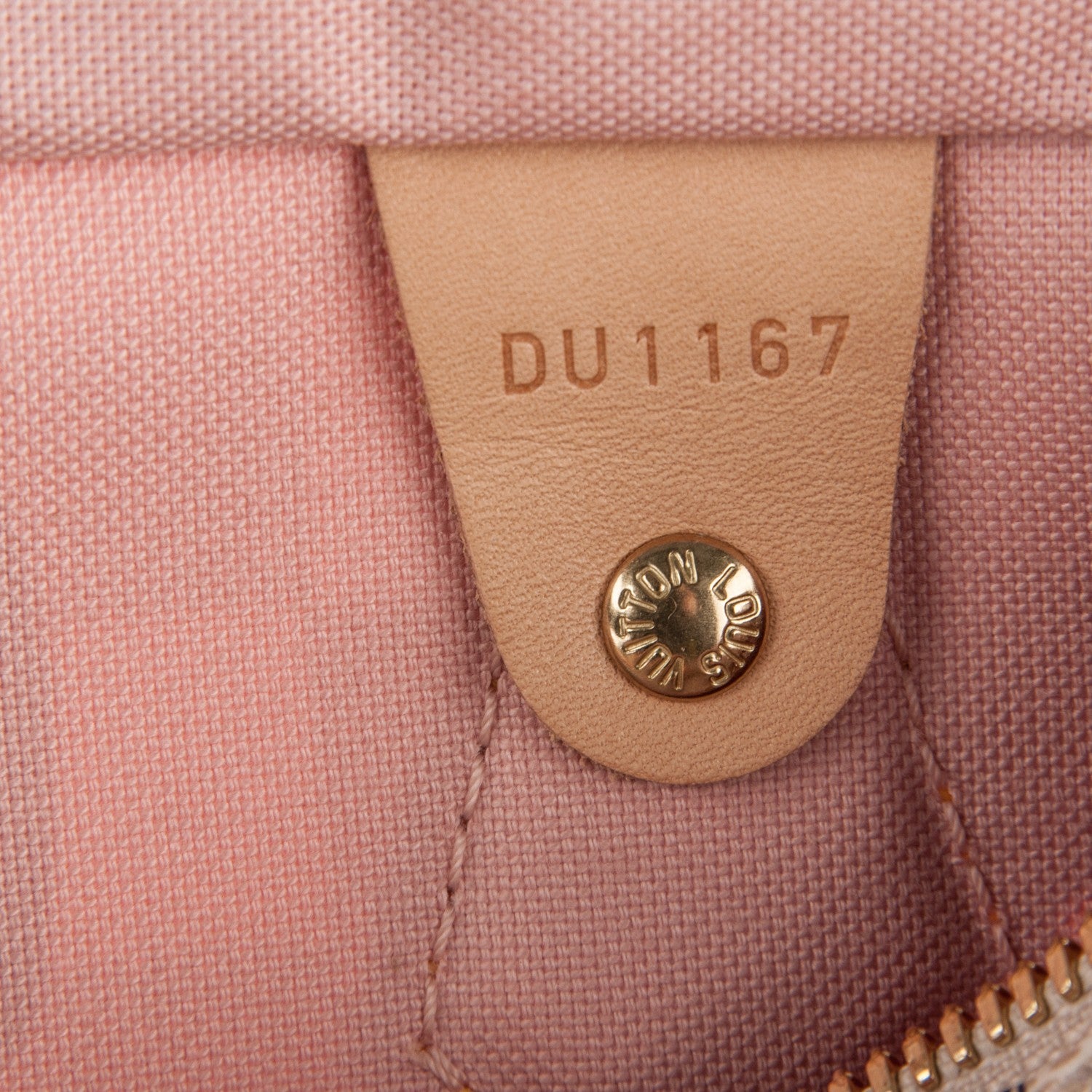 Louis Vuitton Damier Azur Tahitienne Speedy Bandouliere 30 Rose Ballerine 7 of 7