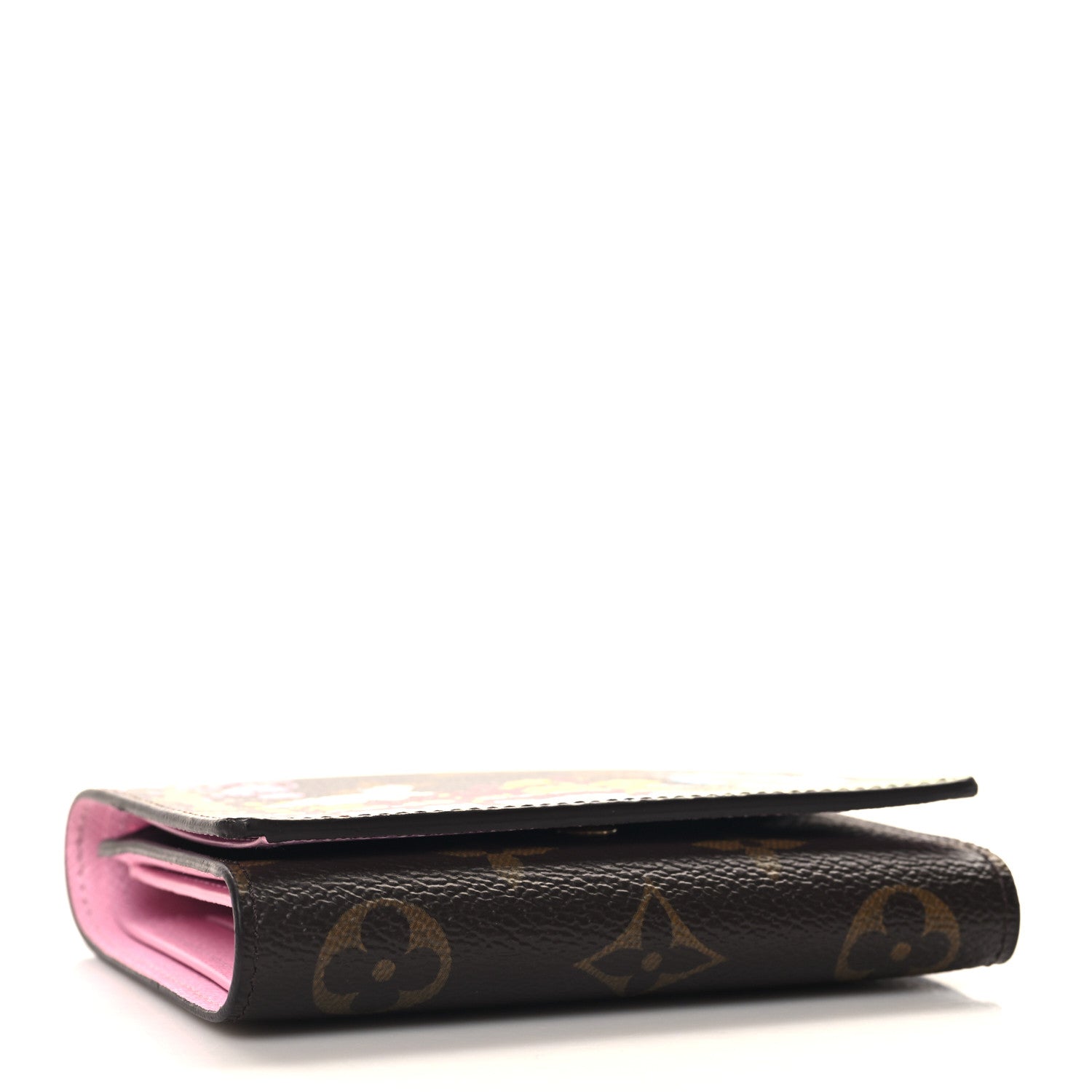 Louis Vuitton Monogram 2021 Christmas Animation Japanese Garden Victorine Wallet Wisteria Pink 4 of 8