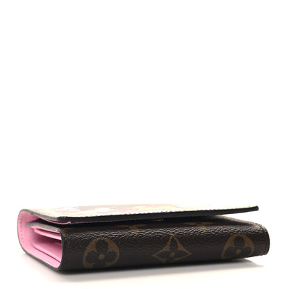 Louis Vuitton Monogram 2021 Christmas Animation Japanese Garden Victorine Wallet Wisteria Pink 4 of 8
