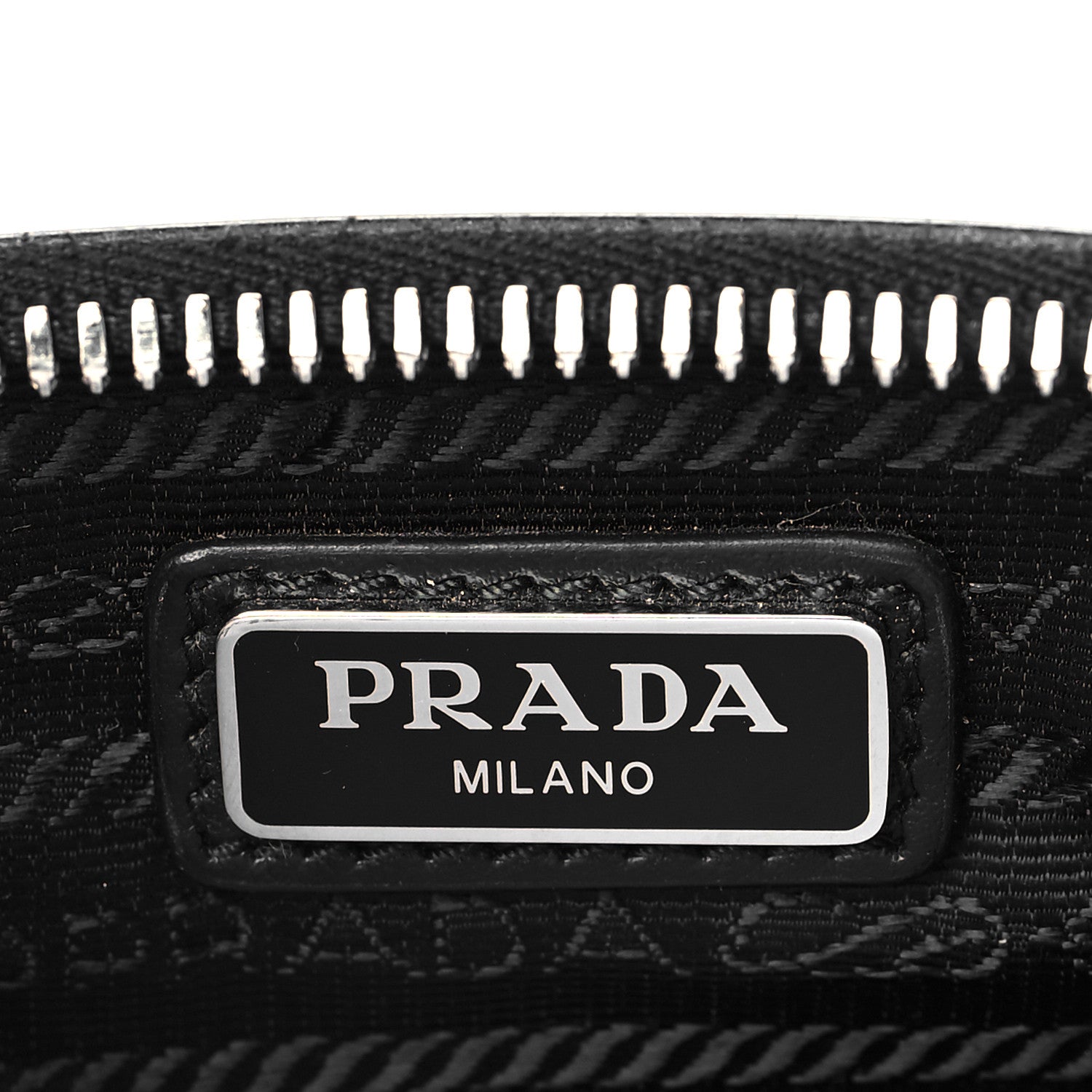 Prada Spazzolato Pocket Pouch Shoulder Bag Black 5 of 10