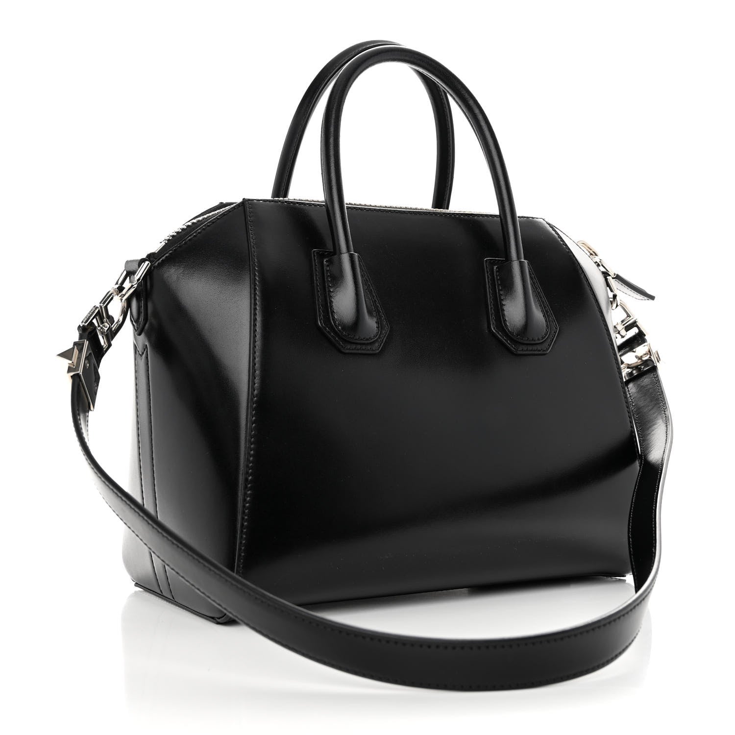 Givenchy Shiny Lord Calfskin Medium Antigona Black 3 of 10