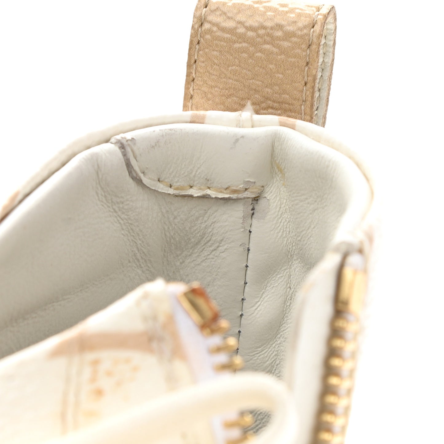Monogram Giant Stellar Sneaker Boots 38 Khaki White Beige
