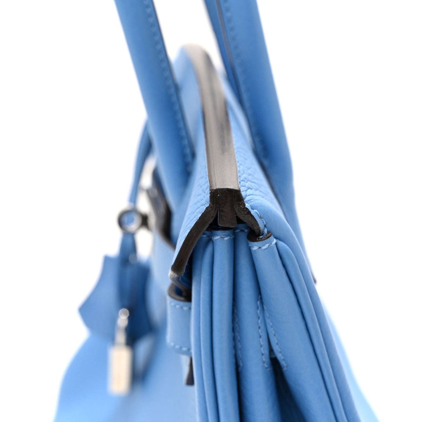 Taurillon Clemence Birkin 30 Bleu Paradis
