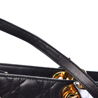 Christian Dior Lambskin Cannage Large Lady Dior Black 10 of 21