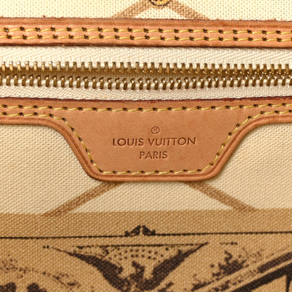 Louis Vuitton Damier Azur Summer Trunks Neo Neverfull MM 7 of 11