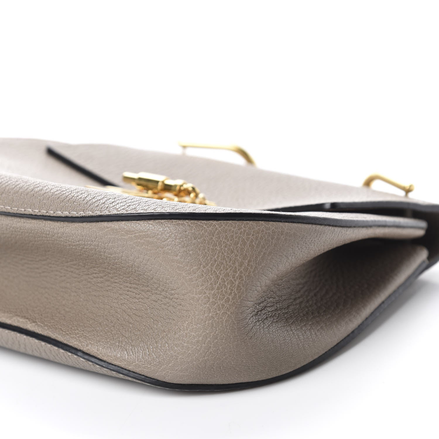 Chloe Grained Lambskin Drew Shoulder Bag Motty Grey 7 of 10