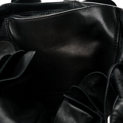 Prada Nappa Ruffle Hobo Black 10 of 10