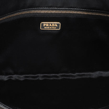 Prada Nappa Grommet Borchie Clutch Black 6 of 8
