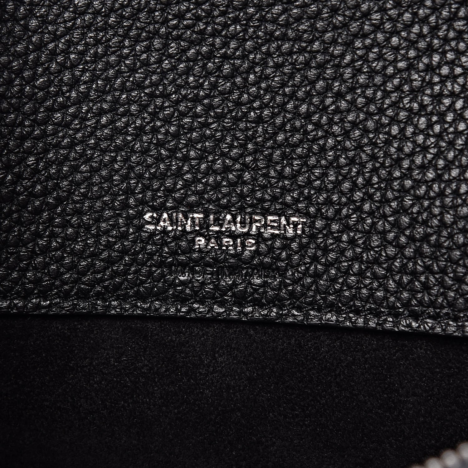 Saint Laurent Grained Calfskin Small Supple Sac De Jour Black 8 of 10