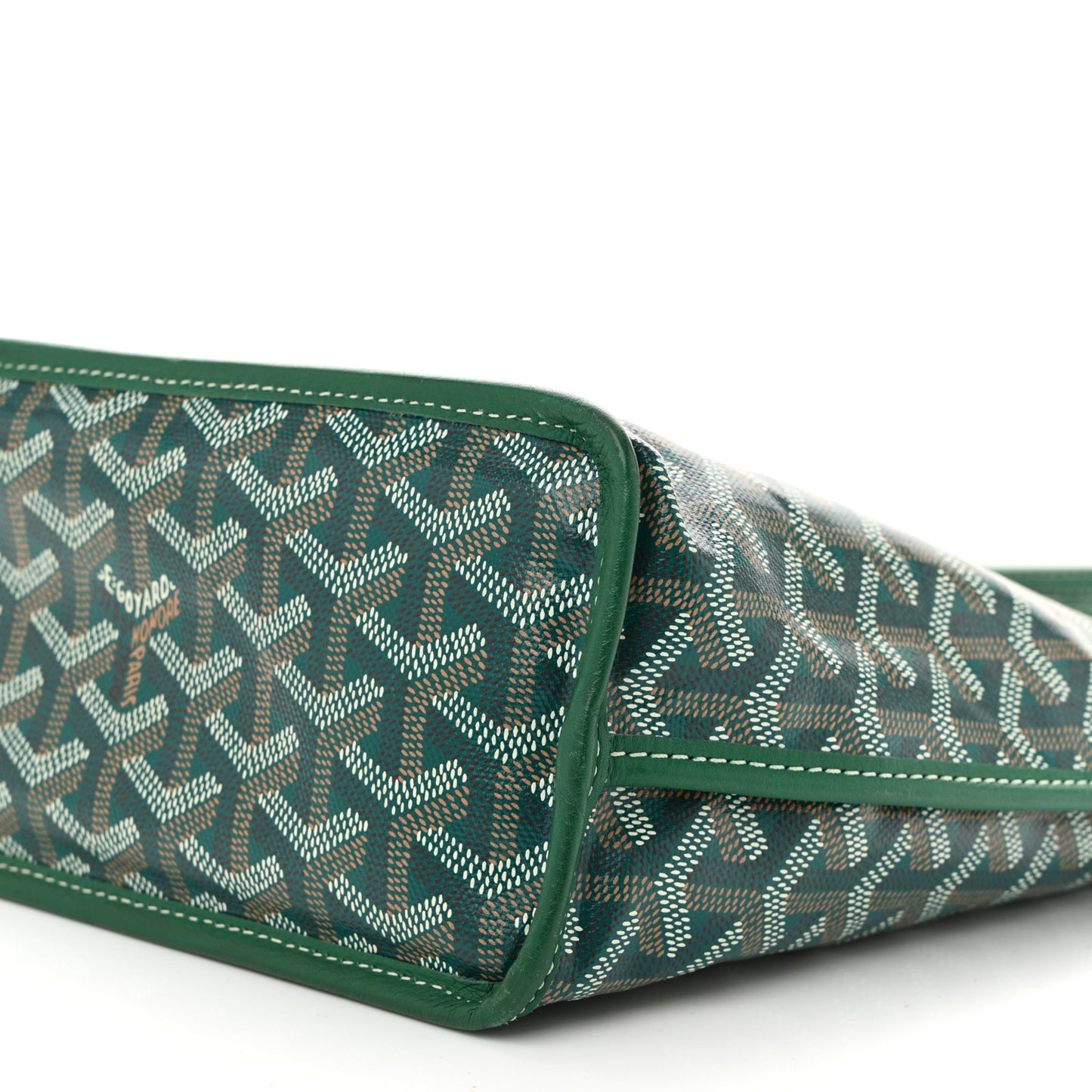 Goyardine Reversible Mini Anjou Green